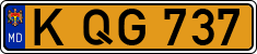 License plate of Moldova, Public transport (1992)