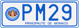 License plate of Monaco, Royal family