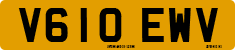 License plate of the United Kingdom, 1983 year system