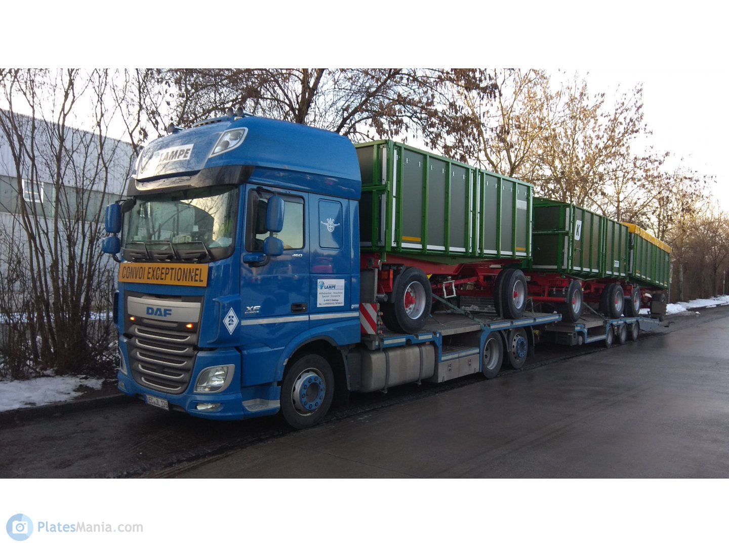 NEC JL 126, DAF XF 