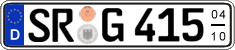German license plate, Seasonal plates