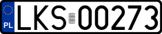 License plates of Poland, Regular car plates