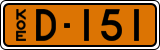 License plate of Finland, Dealer