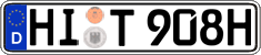 German license plate, Plates for oldtimers (type 