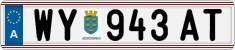 License plate of Austria, Regular plates