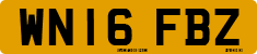 License plate of the United Kingdom, 2001 year system