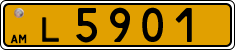 License plate of Armenia, Taxi