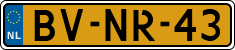 License plate of the Netherlands, Heavy Commercial Vehicles (1994 system)