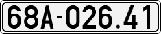License plate of Vietnam, Cars