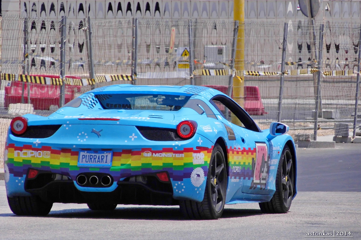 PURRARI, Ferrari 458 1st gen Spider (F142), 2011–2015