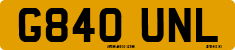 License plate of the United Kingdom, 1983 year system