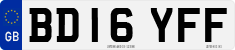 License plate of the United Kingdom, 2001 year system