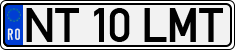 License plate of Romania, Regular plates