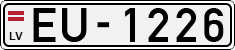 License plate of Latvia, Regular car plates