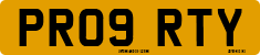 License plate of the United Kingdom, 2001 year system