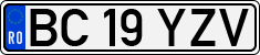 License plate of Romania, Regular plates