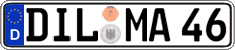 German license plate, Regular plates