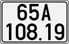 License plate of Vietnam, Cars