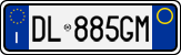 License plate of Italy, Cars (1994 year series)