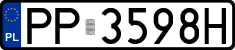 License plates of Poland, Regular car plates