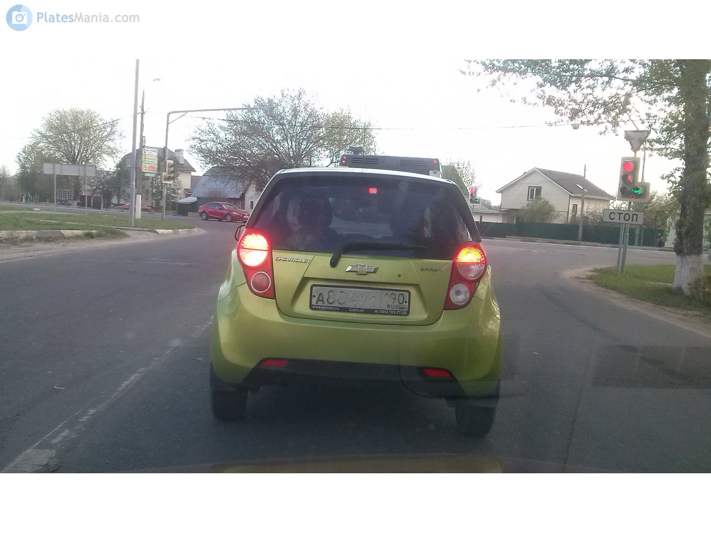 а 884 ут 190, Chevrolet Spark 3rd gen (M300), 2009–2017 (–present for CIS-market)
