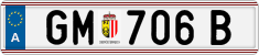 License plate of Austria, Regular plates