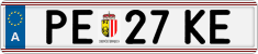 License plate of Austria, Regular plates
