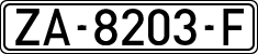 License plates of Spain, 1971 year series