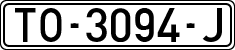 License plates of Spain, 1971 year series