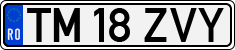 License plate of Romania, Regular plates