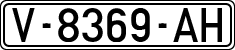 License plates of Spain, 1971 year series