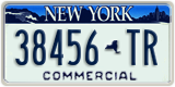 New York, Specialty plates (12345-AB)