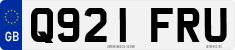License plate of the United Kingdom, 1983 year system