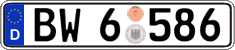 German license plate, Authorities and federal agencies