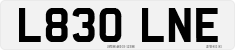 License plate of the United Kingdom, 1983 year system