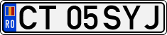 License plate of Romania, Regular plates
