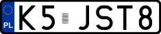 License plates of Poland, Vanity Plates