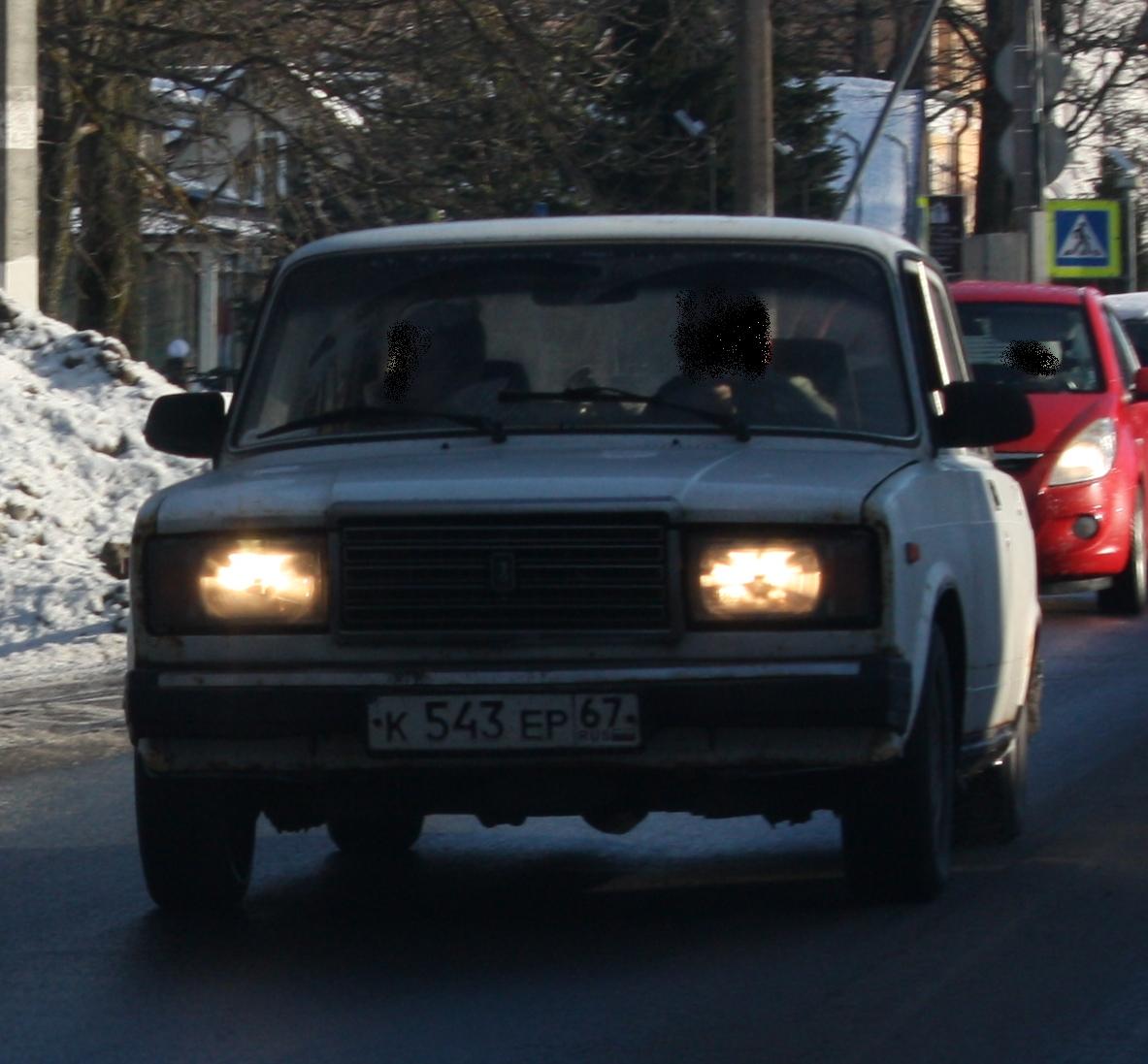 к 543 ер 67, Lada (VAZ) 2107 Жигули (Nova / Riva / Signet / 1500), 1982–2014