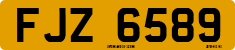 License plate of the United Kingdom, Northern Ireland (1966)