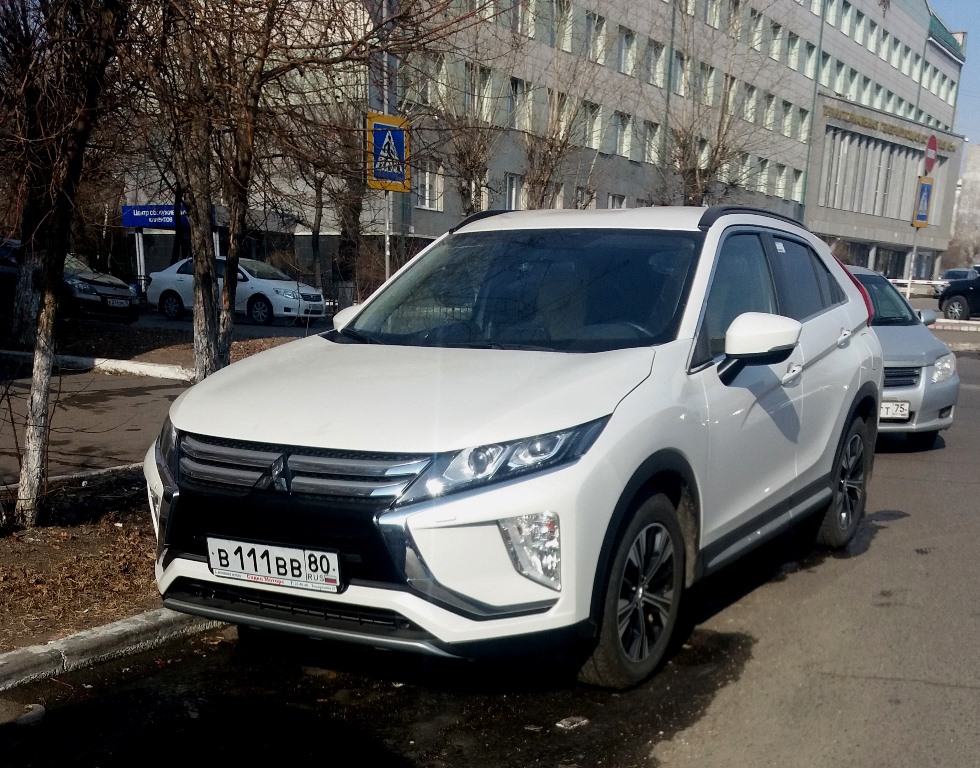 в 111 вв 80, Mitsubishi Eclipse Cross 1st gen (GK/GL), 2017–2020