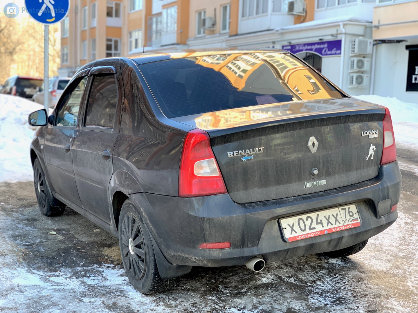 х 024 хх 76, Renault Logan 1st gen Sedan (LS0*/LS1*), facelift, 2009–2016