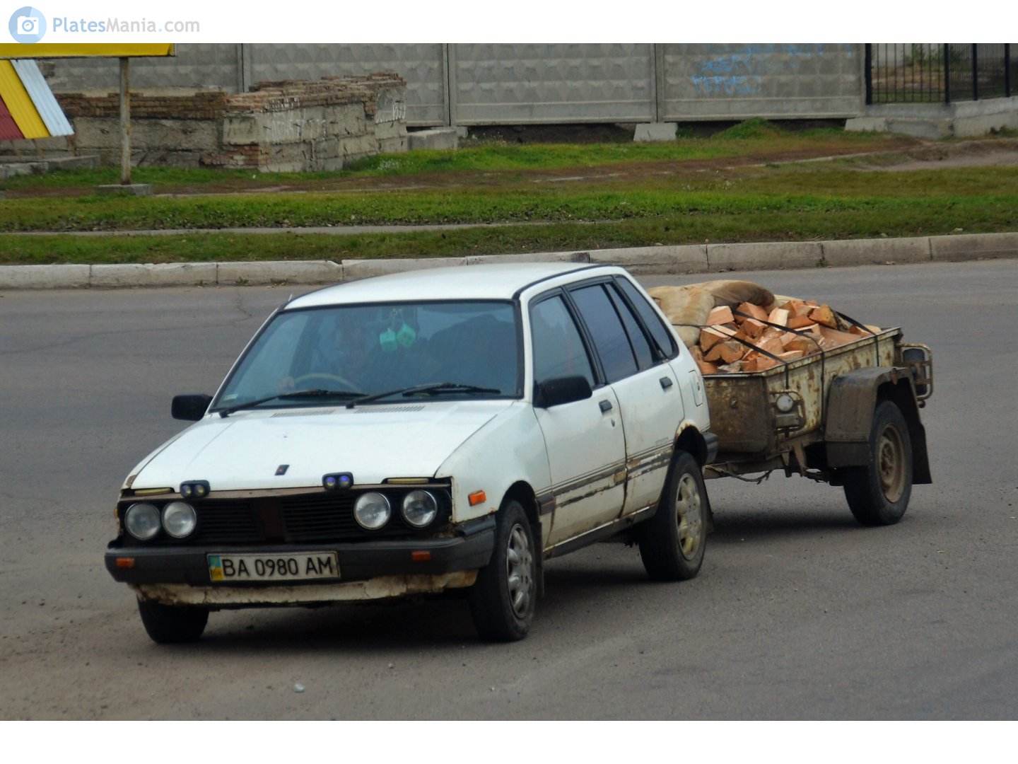 BA 0980 AM, Suzuki Cultus 1st gen 5-door Hatch (AA41), 1983–1988
