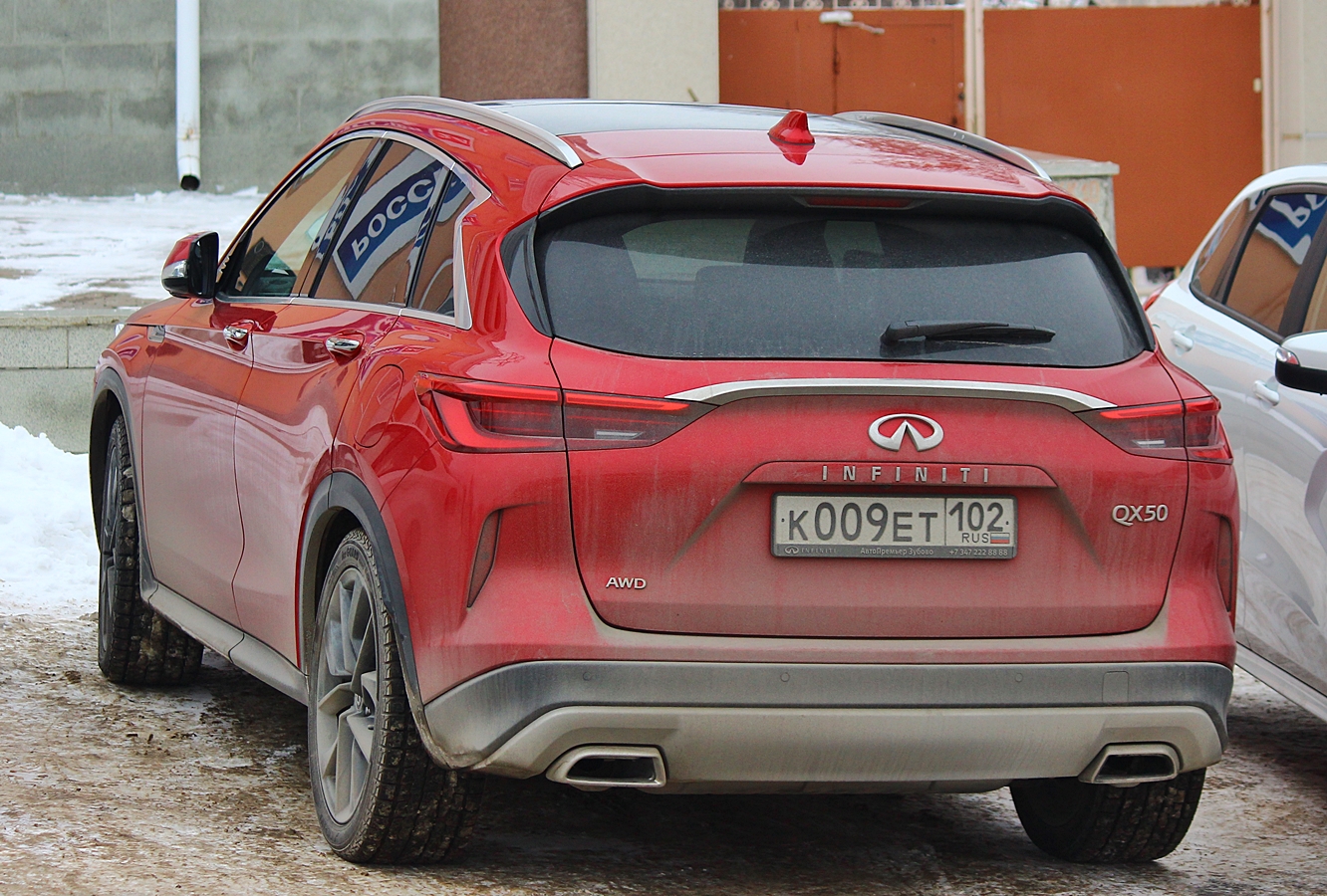 к 009 ет 102, Infiniti QX50/EX-Series 2nd gen QX (J55), 2017–