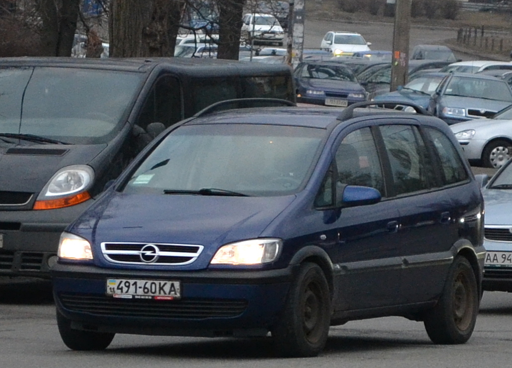 11 491-60 KA, Opel Zafira 1st gen (A; T98), 1999–2005