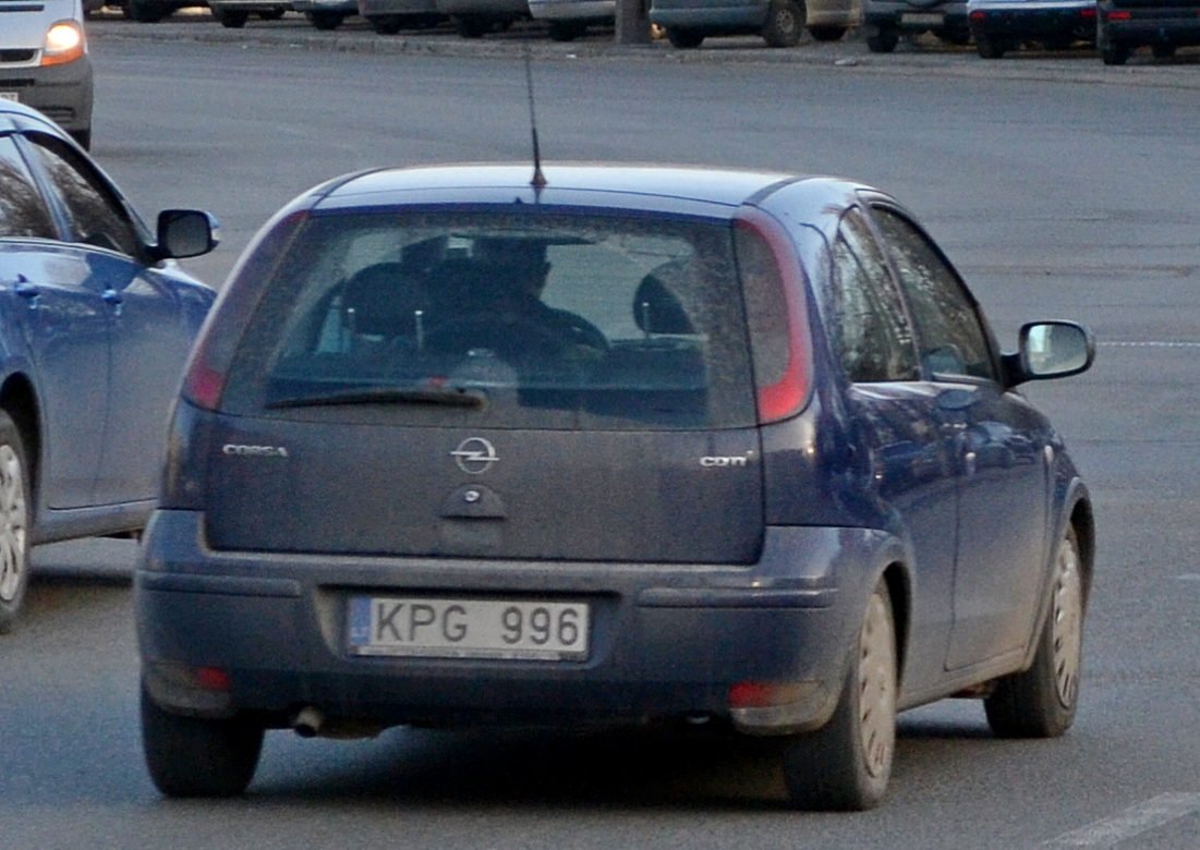 KPG 996, Opel Corsa 3rd gen 5-door Hatch (C; X01), 2000–2006 (–2007 for ZA-market)