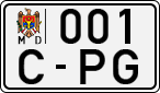 License plate of Moldova, Motorcycles (1992)