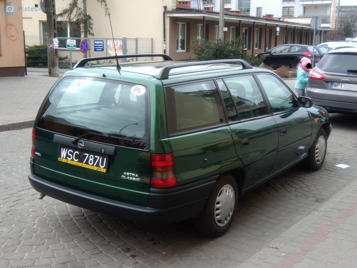 WSC 787U, Opel Astra 1st gen Caravan Wagon (F; T92), 1991–1998 (–2002 for Eastern Europe)