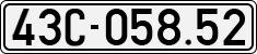 License plate of Vietnam, Cars