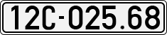 License plate of Vietnam, Cars