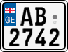 License plate of Georgia, Motorcycles (2014)